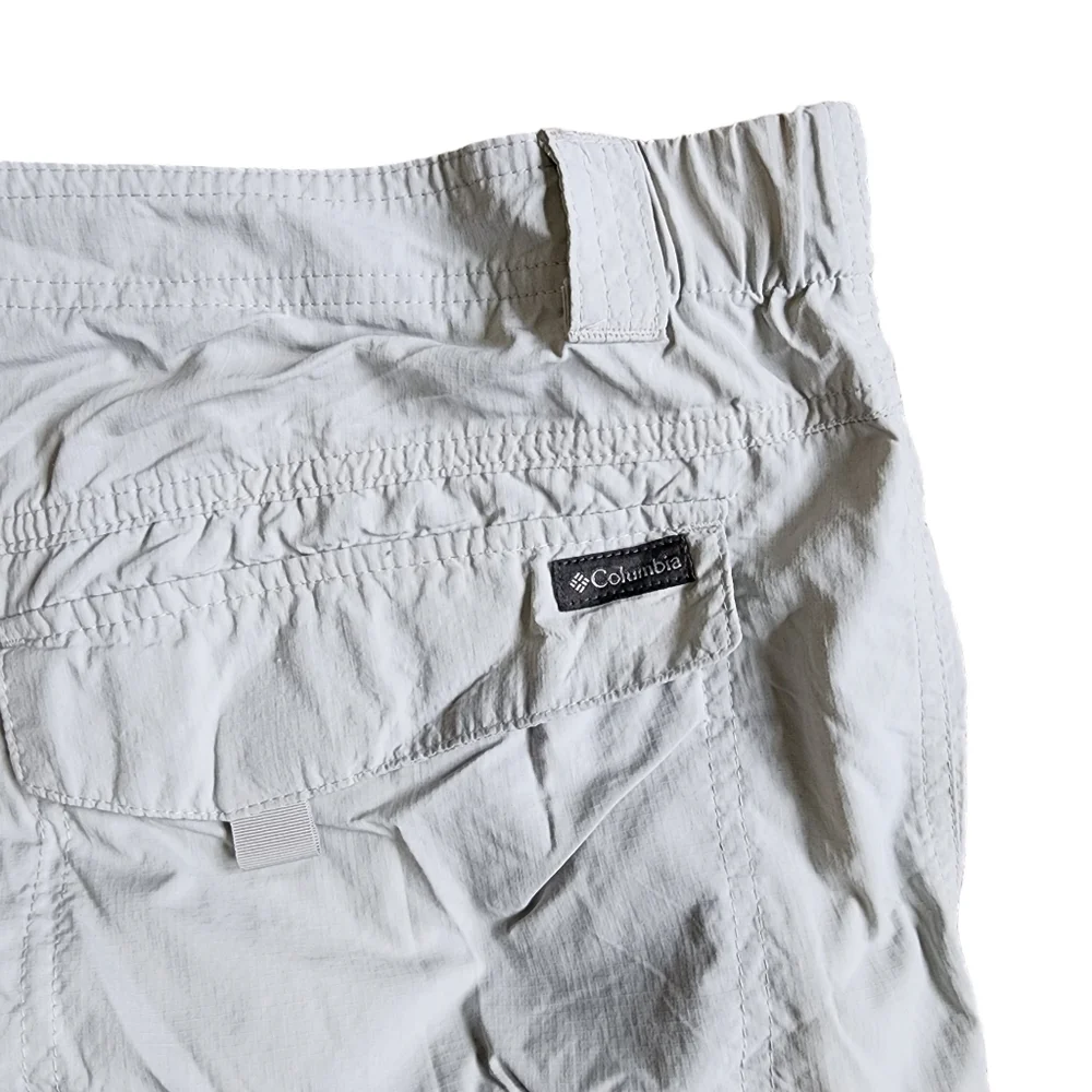 Columbia Cargo Shorts Light Grey Lightweight Outdoor - 42 Waist